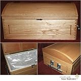 24 Hardwood Rolltop Pet Casket for Cats and Small Dogs