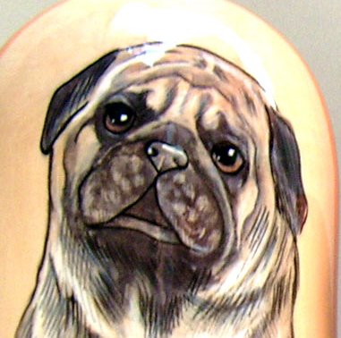 Childrens Toyshop  Toys : Russian Nesting Doll Dog Pug Viszla Cavalier King Charles Spaniel Doberman pinscher Chihuahua 5 Pc / 7in #dg20