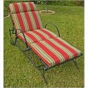 Blazing Needles 93475-SGL-DAC/REO-10 Single Chaise Lounge Cushion