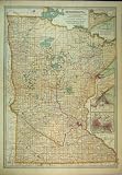 c1902 MAP MINNESOTA AMERICA DULUTH COOK LAKE SUPERIOR