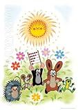Poster 50x70cm der kleine Maulwurf Motiv 4 - Maulwurf und Freunde