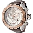 Invicta Men's 0359 Reserve Collection Venom Chronograph Brown Leather Watch by Invicta
