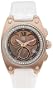 ESQ by Movado Women's 7101300 Fusion Chronograph White Leather Strap Watch