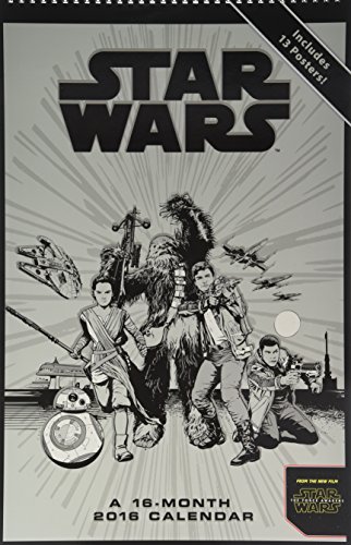 Star Wars Episode VII 2016 Oversized Wall Calendar