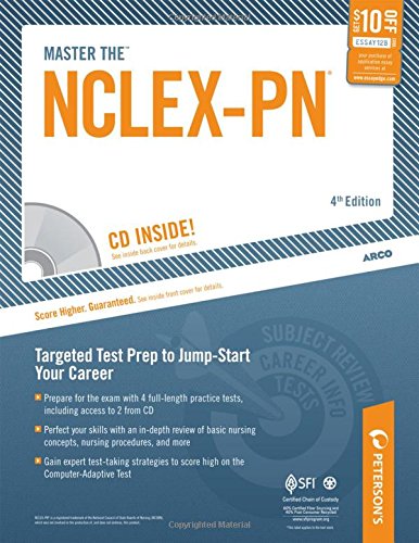 Master The NCLEX-PN: Targeted Test Prep to Jump-Start Your Career (Peterson's Master the NCLEX-PN (W/CD))
