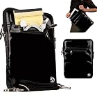 Premium Extra Padded Extra Protection, Patent Leather Shoulder Carrying Sleeve with Handles For Flytouch 3 Android Tablet / Herotab C8 7-inch Tablet / ICAN! 10 Tablet / Itomic IMID10MT / Itomic IMID77T / Mach Speed Trio Droid 7 / Maylong M-290 Mobility 7-inch Android Tablet