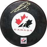 Jonathan Toews Autographed/Hand Signed Autographed/Hand Signed Puck Team Canada Logo