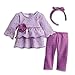 American Girl Bitty Baby Purple Posies Outfit for 15