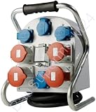 FI Stromverteiler CEE 32A 16A 400V 230V Schuko Stromstation CE Starkstromverteiler Drehstromverteiler 16 A 32 A 230V Baustromverteiler