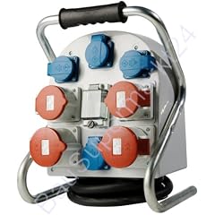 FI Stromverteiler CEE 32A 16A 400V 230V Schuko Stromstation CE Starkstromverteiler Drehstromverteiler 16 A 32 A 230V Baustromverteiler
