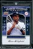 2008 Upper Deck Yankee Stadium Legacy Collection # 63 Dave Winfield - New York Yankees - Limited Edition MLB Baseball Card in Protective Screw Down Display Case!