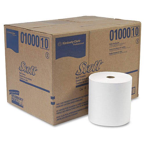 KLEENEX & SCOTT Hard Roll Towels - 8x1000' - 12/ct