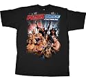 WWE World Wrestling Entertainment RAW Smackdown Adult Black T-shirt Tee