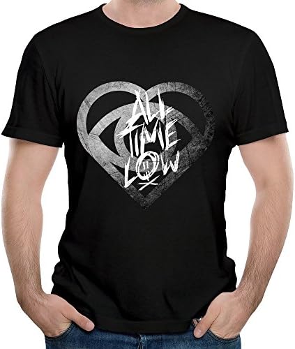 NoraYale Man All Time Low Band Jack Barakat Derby,UK T Shirt Black XX-Large