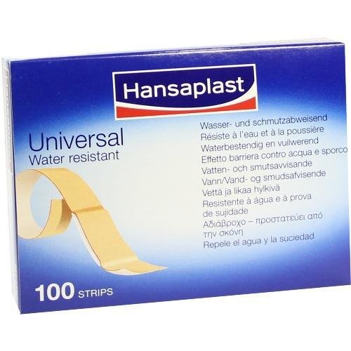 Hansaplast Universal Water ResistantFingerpflaster, 12 x 2 cm (100 Stck.)