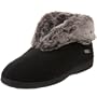 ACORN Women's Chinchilla Bootie  Black,Medium 6.5-7.5 M US