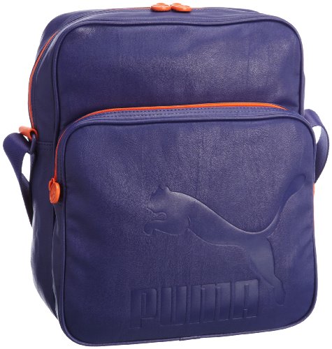 PUMA Originals Mono Flight Bag, navy blue-vermillion orange, 12.5 liters, 070190 02 Preisvergleich