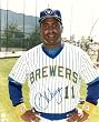 Greg Vaughn Autographed Milwaukee Brewers 8x10 Photo
