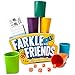 Farkle With Friends: The Classic Dice Game 6-Player Party Tin | Set Includes 36 Dice, 6 Dice Cups, 25 Scorecards Premium Storage Tin | Family Dice Game