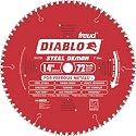 Freud D1472F Diablo Steel Demon 14-Inch 72 Tooth TCG Ferrous Metal Cutting Saw Blade with 1-Inch Arbor