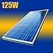 Asunpower 125 Watt 17 Volt Solar Panel UL Listed