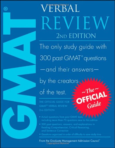 The Official Guide for GMAT Verbal Review, 2nd Edition