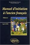 Manuel d'initiation � l'ancien fran�a...