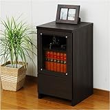 YAMAZEN オクターブガラスキャビネット OCT-400GC(WG)