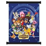Digimon Season 1 Adventure Fabric Wall Scroll Poster with Season 1 DVD Set