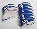HIFROM Golf US Flag Neoprene Golf Club Head Cover Wedge Iron Protective Headcover for Most Brands White & Blue