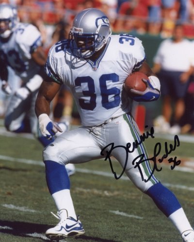 Bennie Blades Autographed/Hand Signed Seattle Seahawks Football 8x10 Photo