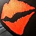 Yupbizauto New Interchangeable Car Seat Headrest Cover Universal Fit for Cars Vans Trucks - One Piece (Lips Kiss)