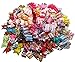 PET SHOW 50pcs Small Dog Hair Bows with Rubber Bands for Medium Dogs Puppies Cats Kittens Rabbits Topknot Grooming Costumes Hair Accessories