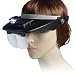Artwork Repair Magnified Multi-use Headband 2 LED Wide Vision Headlamp Magnifier Glass Set 4 Lense