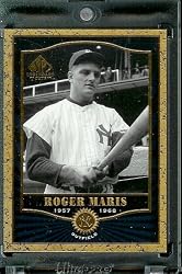 2001 SP Legendary Cuts #86 Roger Maris Baseball Card - Mint Condition - In Protective Display Case