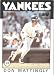 1986 Topps # 180 Don Mattingly New York Yankees Baseball Card