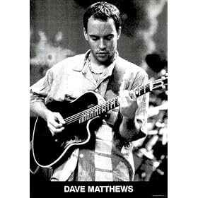 Dave Matthews Band (Dave, Black & White) Music Poster Print - 24" X 36"