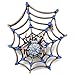 Vintage Style Sapphire Charlotte Spider Web title=