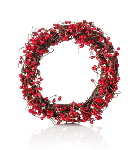 Red and White Berry Wreath