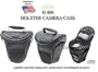 Rokinon H400 Digital SLR Holster Camera Case for Short-Mid Size Zoom Lenses for Canon Rebel T3, T3i, T1i, T2i, EOS 60D, 5D, 7D, Nikon D3000, D3100, D5000, D5100, D7000, D300s, Olympus Evolt E-5, E-30, E-620 & Sony Alpha A560, A580, A33, A35, A55
