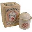 Porcelain Vintage Style Print Loose Tea Ball Infuser