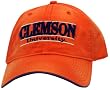 Clemson Intense Washed Team Color with Classic Bar Design Adjustable Twill Hat