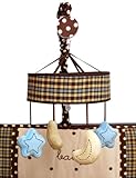 Baby Sam Mad About Plaid in Mobile Bedding Accessory, Blue