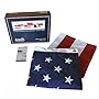 American Flag 3x5 ft. Tough-Tex the Strongest, Longest Lasting Flag by Annin Flagmakers, 100% Made in USA with Sewn Stripes, Embroidered Stars and Brass Grommets.Model 2710