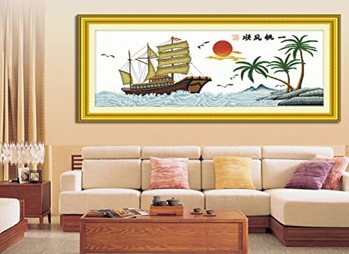 Hetty's Dimensions Needlecrafts Counted Cross Stitch Kit, Ship Smooth Sailing