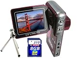 SVP HDDV-3000 12MP Max. 6-in-1 Multi-Functional Camcorder with Rare Huge Flip LCD! (8GB SDHC Card & Tripod Included)