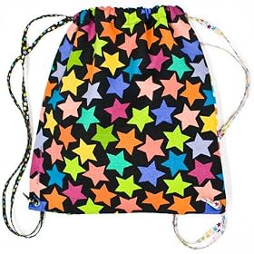 Black/White Zany Canvas rucksack by littlemissmatched