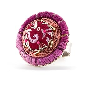 Ayala Bar Fabrics Ring - Hip Collection in Lilac, Pink and Wine #8054 AYR OLR