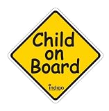 Child on Board Car Sign made of thick EVA foam