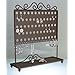 Earring Holder Tree Stand Jewelry Organizer Display Storage Rack (Ginger Earring Angel Brown)